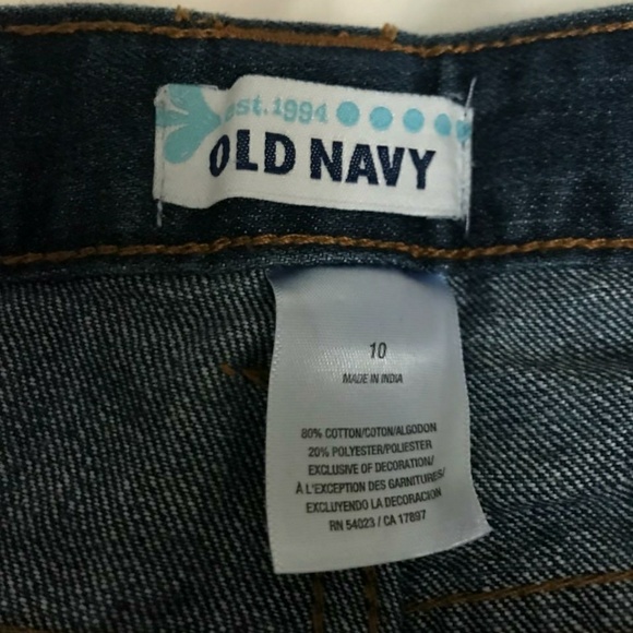 Girls Old Navy Jean Capris Size 10 - Picture 4 of 4